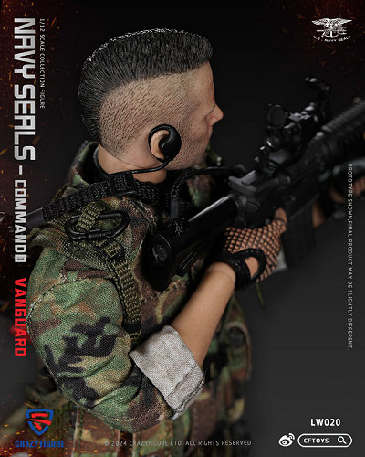 1/12 ネイビーシールズ コマンドー ヴァンガード（LW020） crazyfigure】LW020 1/12 NAVY SEALS Commando Vanguard